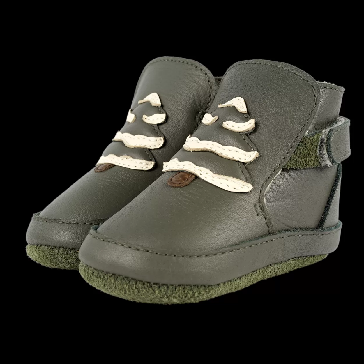 Donsje Amsterdam Aggas Booties | Christmas Tree | Olive Leather Oliveleather Shop