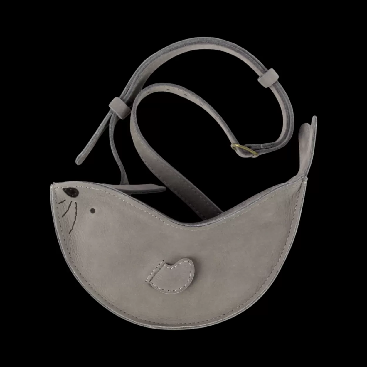 Donsje Amsterdam Bello Bum Bag | Seal | Grey Nubuck Greynubuck Clearance