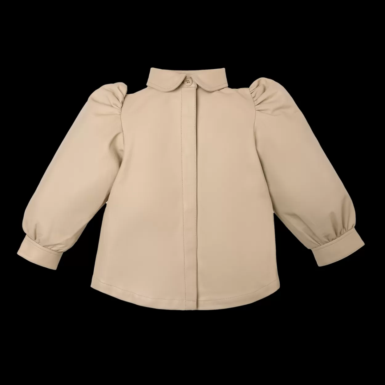 Donsje Amsterdam Boa Leather Blouse | Light Beige Leather Lightbeigeleather Cheap