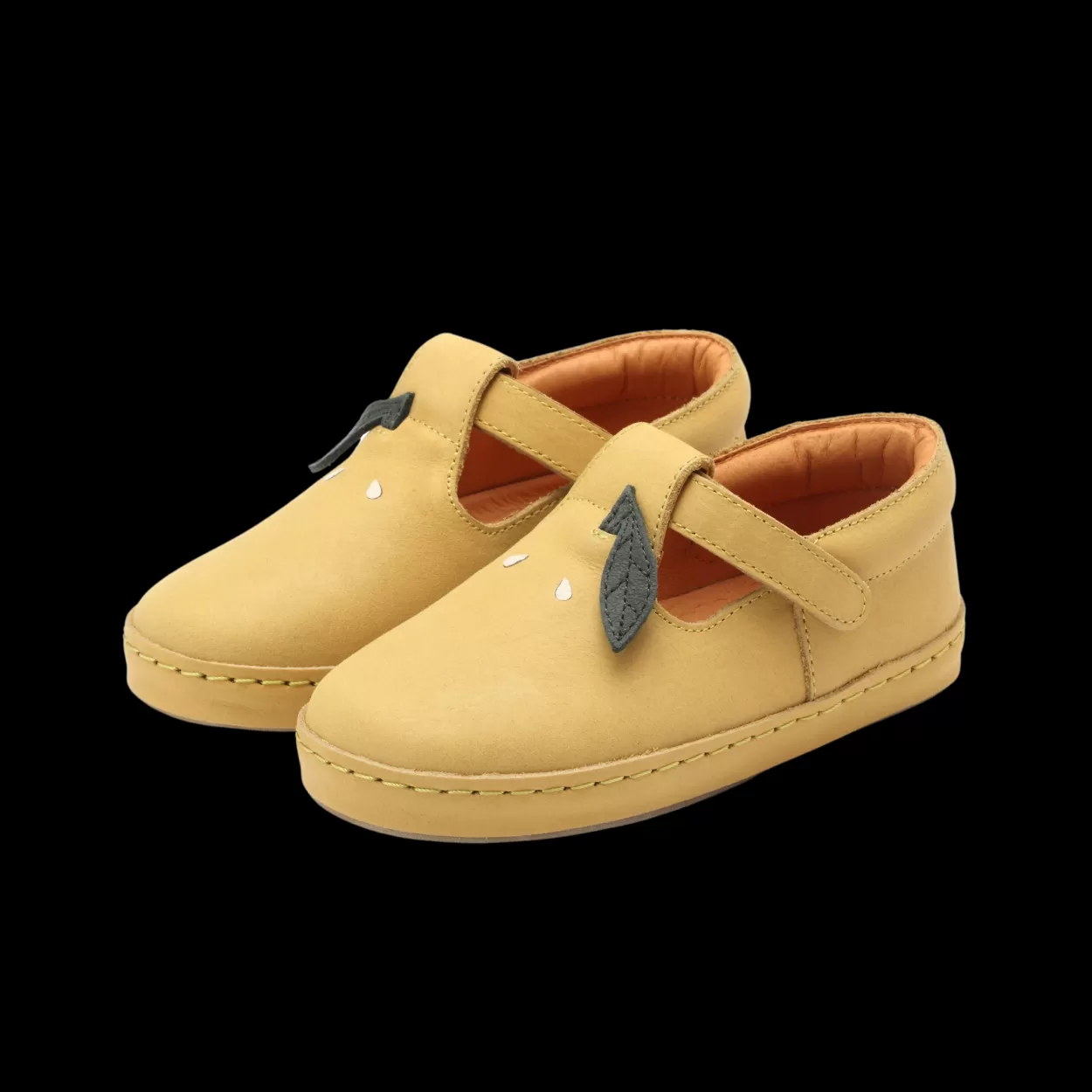 Donsje Amsterdam Bowi Shoes | Lemon | Canary Leather Canaryleather Best Sale