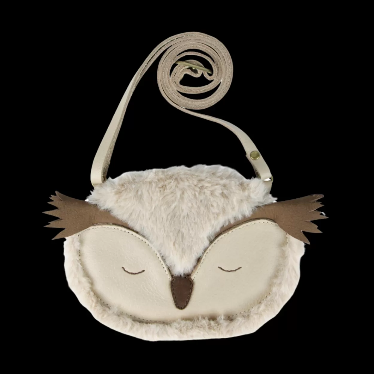 Donsje Amsterdam Britta Exclusive Purse | Owl | Ivory Classic Leather Ivoryclassicleather Discount