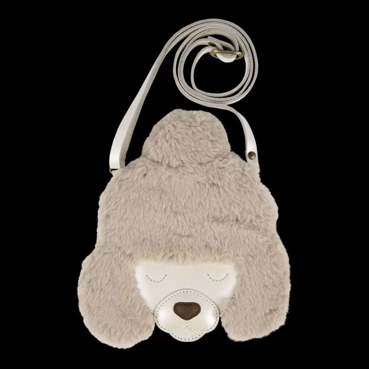 Donsje Amsterdam Britta Exclusive Purse | Poodle | Off White Metallic Leather Offwhitemetallicleather Best Sale