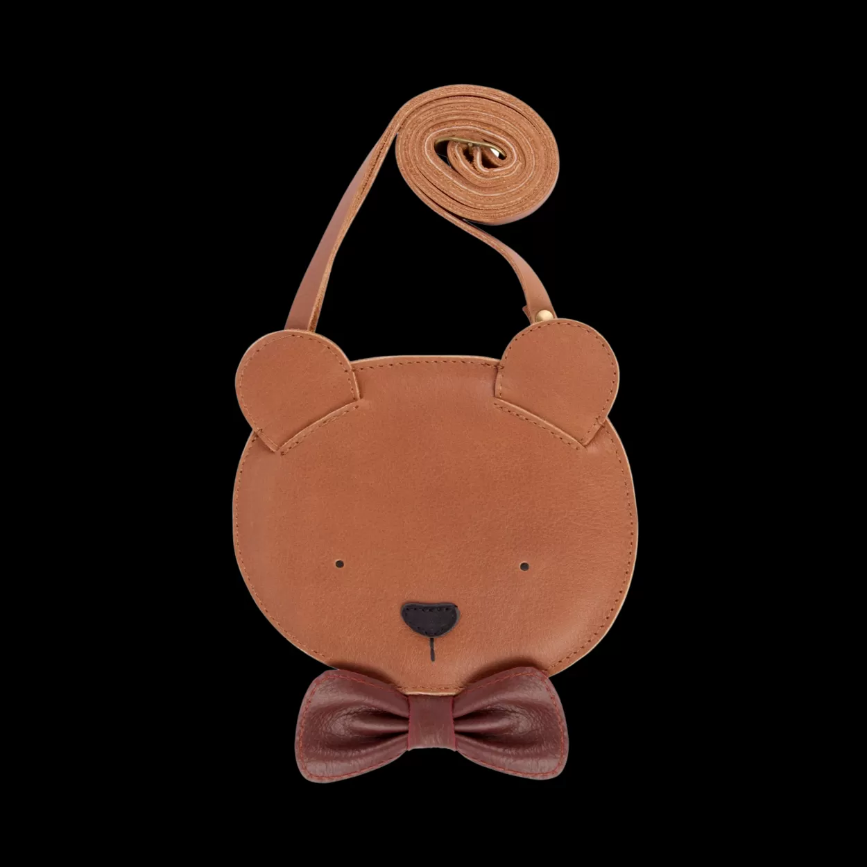 Donsje Amsterdam Britta Exclusive Purse | Winter Bear | Cognac Classic Leather Cognacclassicleather Hot