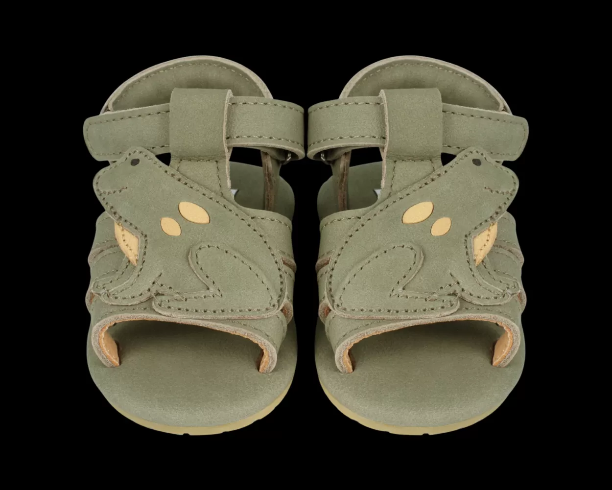 Donsje Amsterdam Cargot Sandals | Frog | Stone Nubuck Stonenubuck Hot