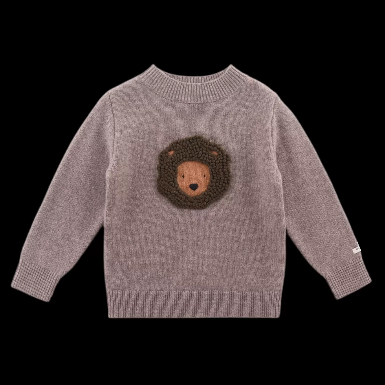 Donsje Amsterdam Denn Merino Wool Sweater | Leo | Dark Taupe Melange Darktaupemelange Flash Sale