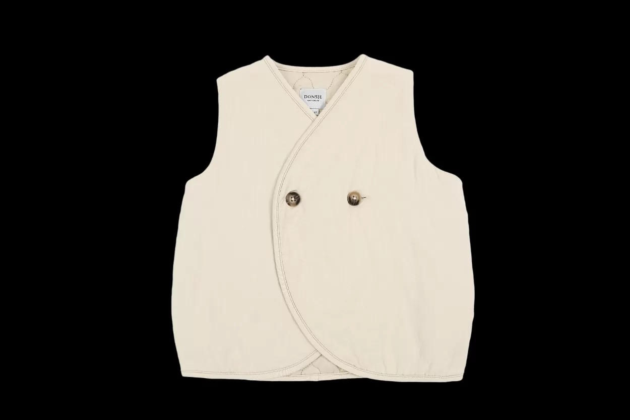 Donsje Amsterdam Dogan Waistcoat | Coconut White Coconutwhite Hot