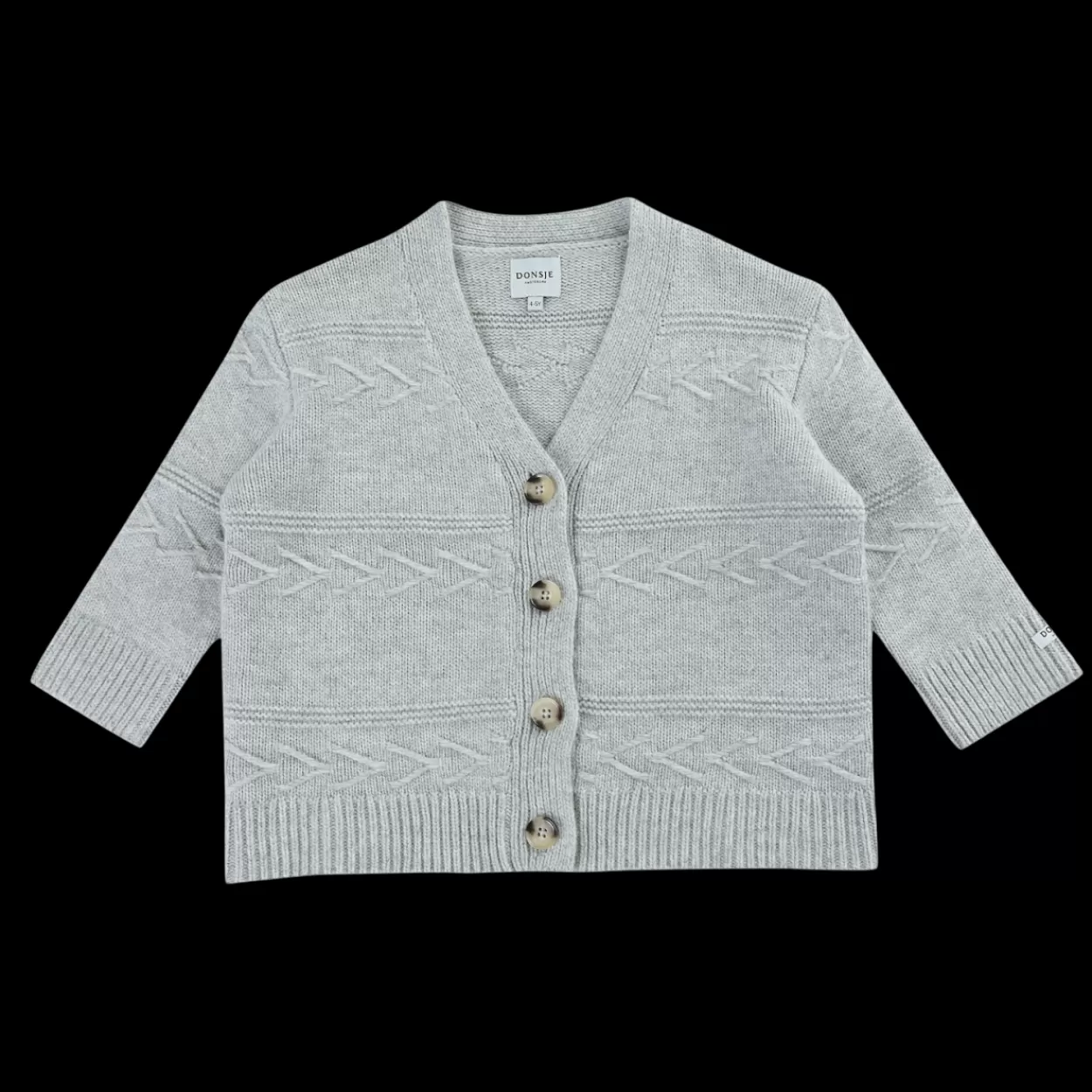 Donsje Amsterdam Draine Cardigan | Light Grey Melange Lightgreymelange Cheap