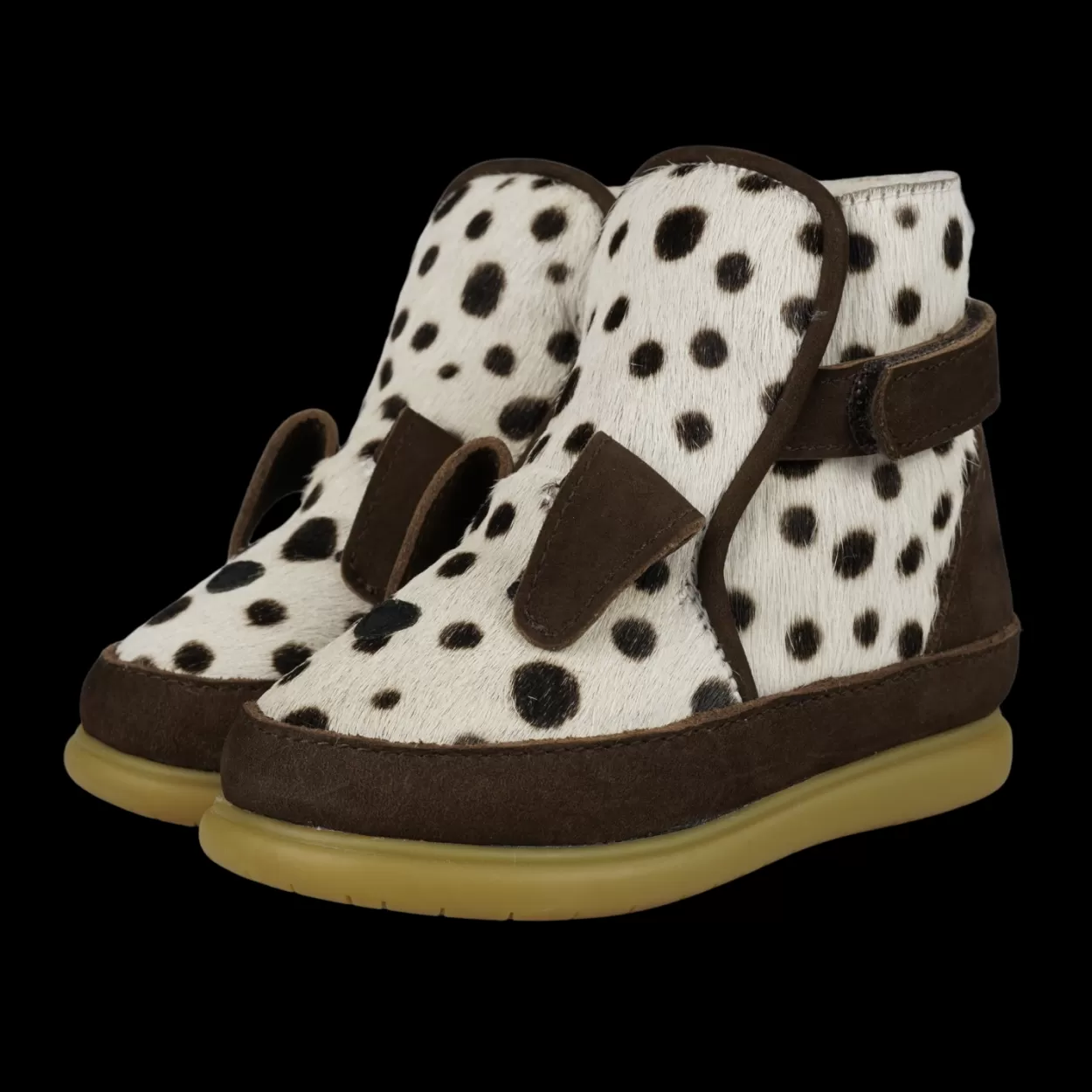 Donsje Amsterdam Dubu Exclusive Shoes | Dalmatian | Black Spotted Cow Hair Blackspottedcowhair Discount