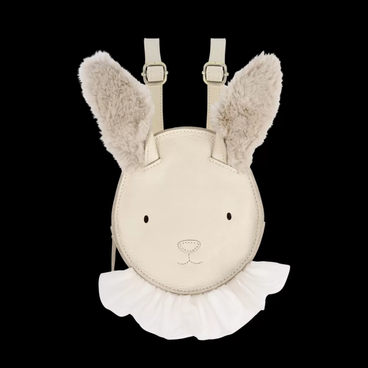 Donsje Amsterdam Festie Backpack | Festive Rabbit | Cream Leather Creamleather Cheap