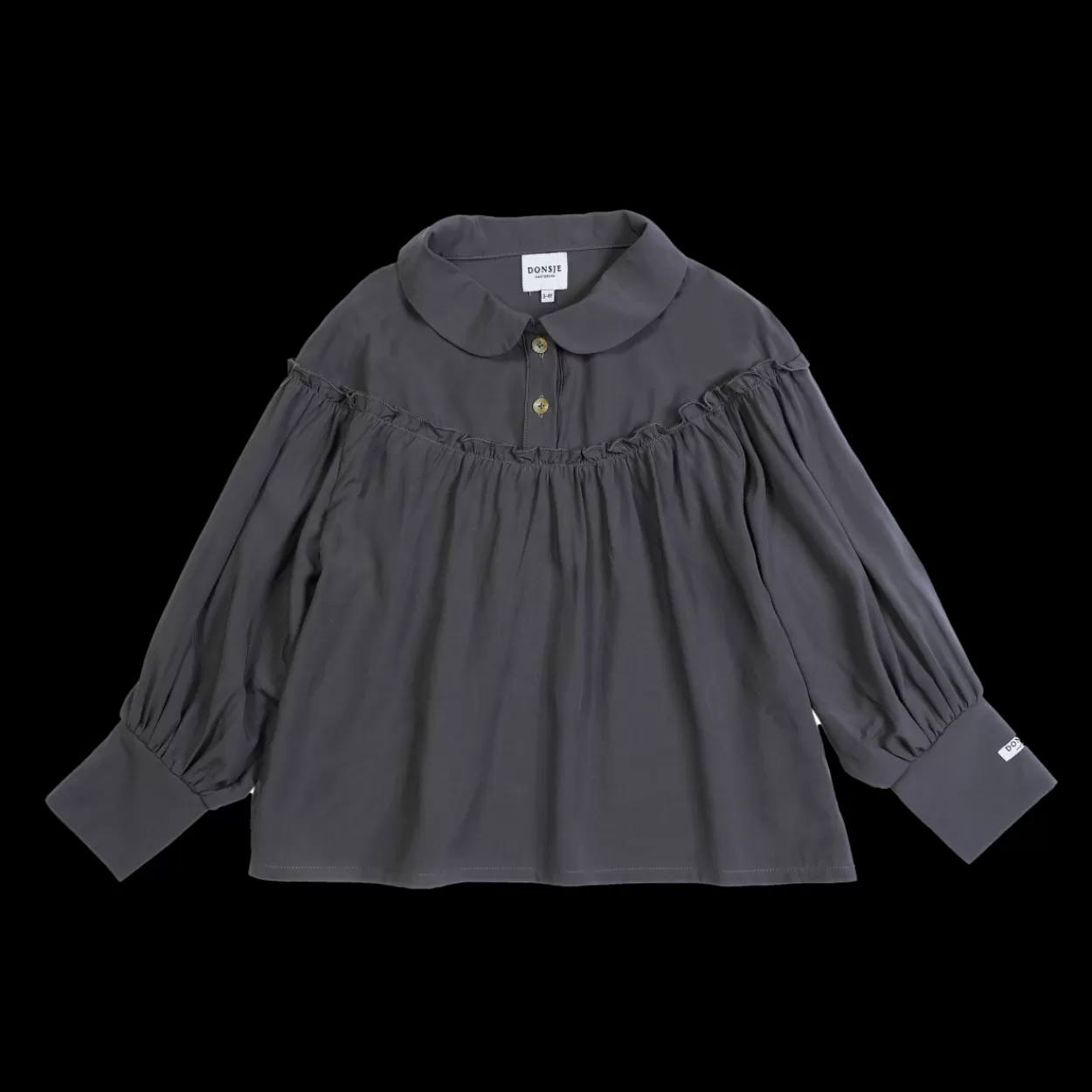 Donsje Amsterdam Fleur Blouse | Anthracite Best Sale