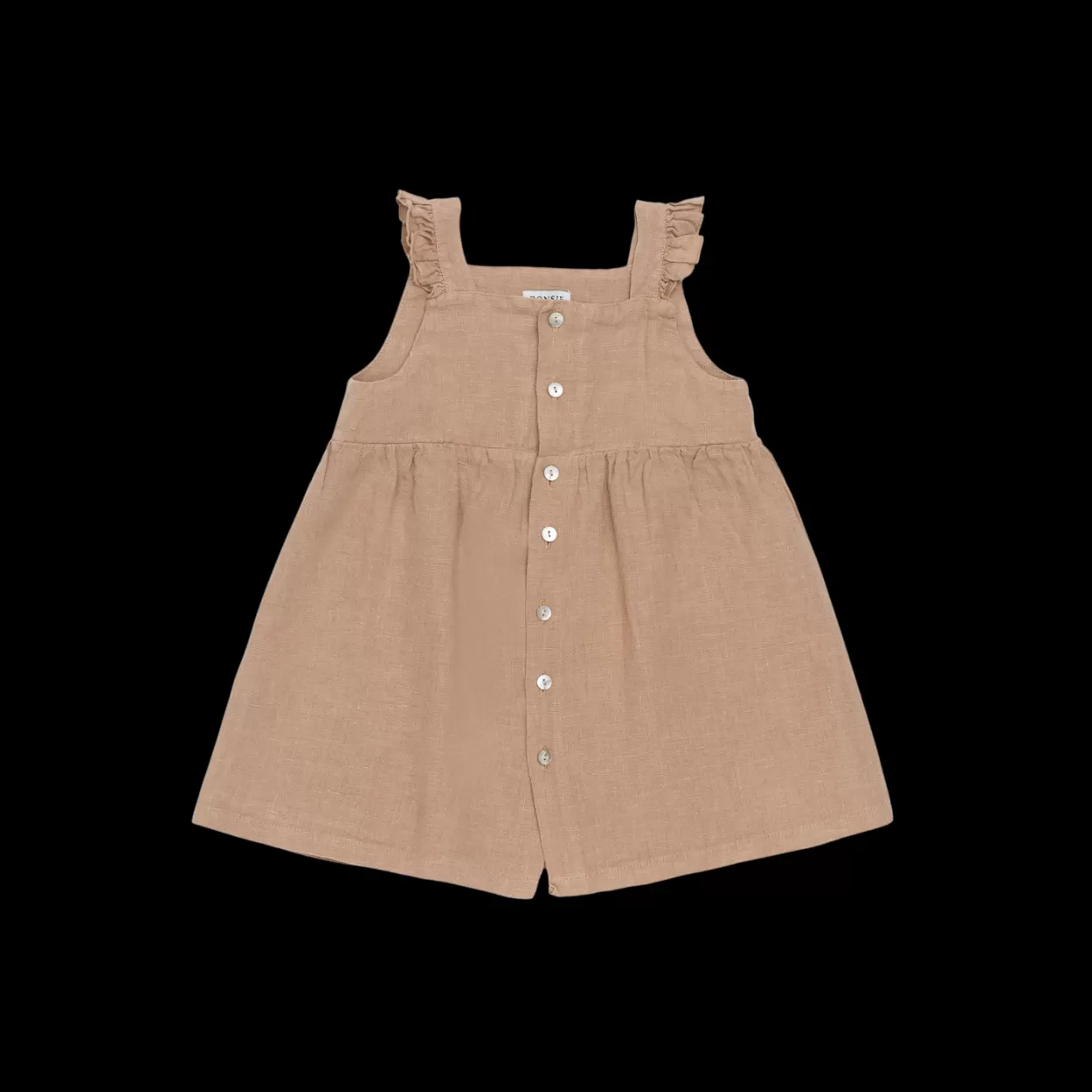 Donsje Amsterdam Floor Linen Dress | Rose Mocha Rosemocha New