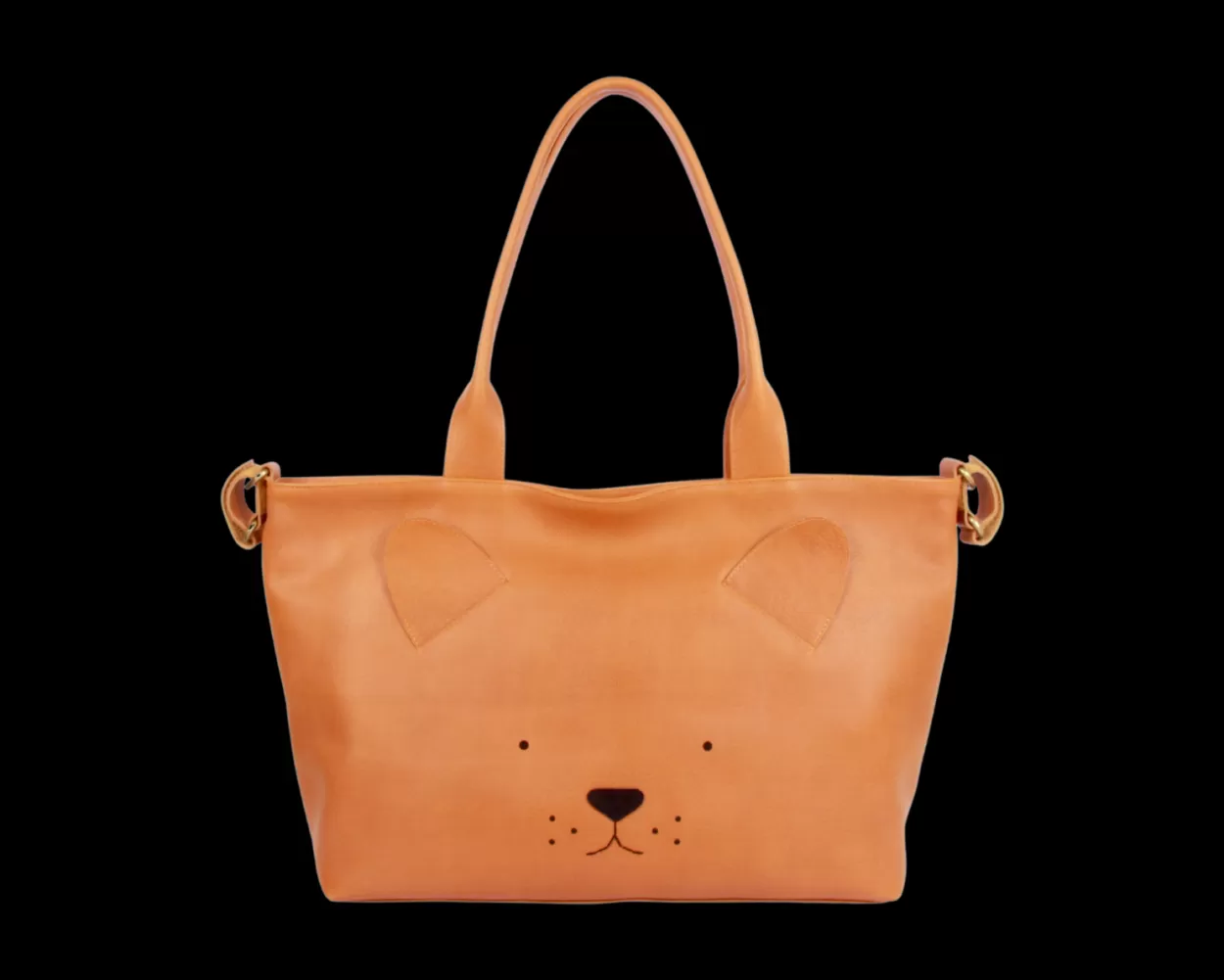 Donsje Amsterdam Fuji Diaper Bag | Lion | Toast Grain Leather Toastgrainleather Outlet