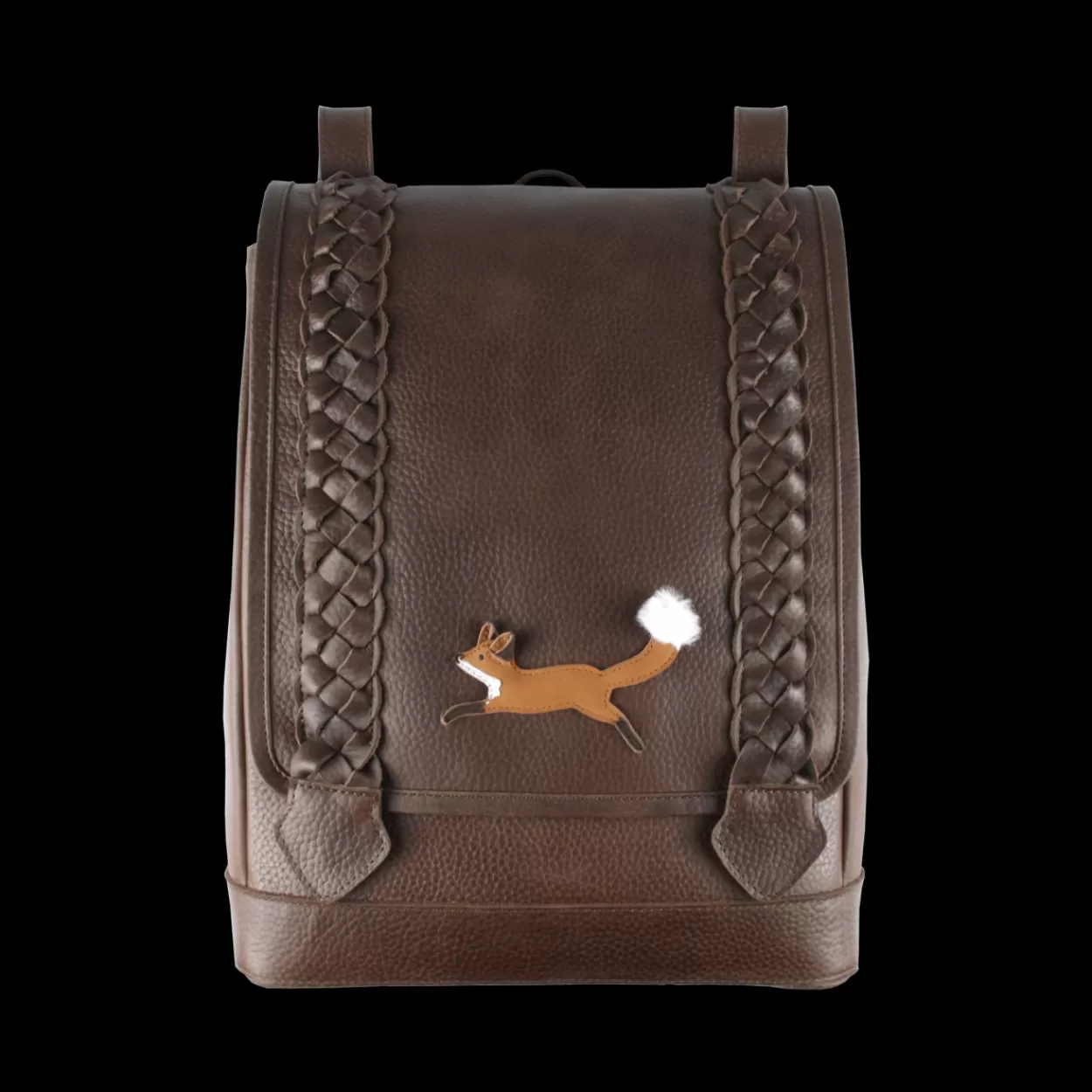 Donsje Amsterdam Hikey Schoolbag | Fox | Brown Grain Leather Browngrainleather Flash Sale