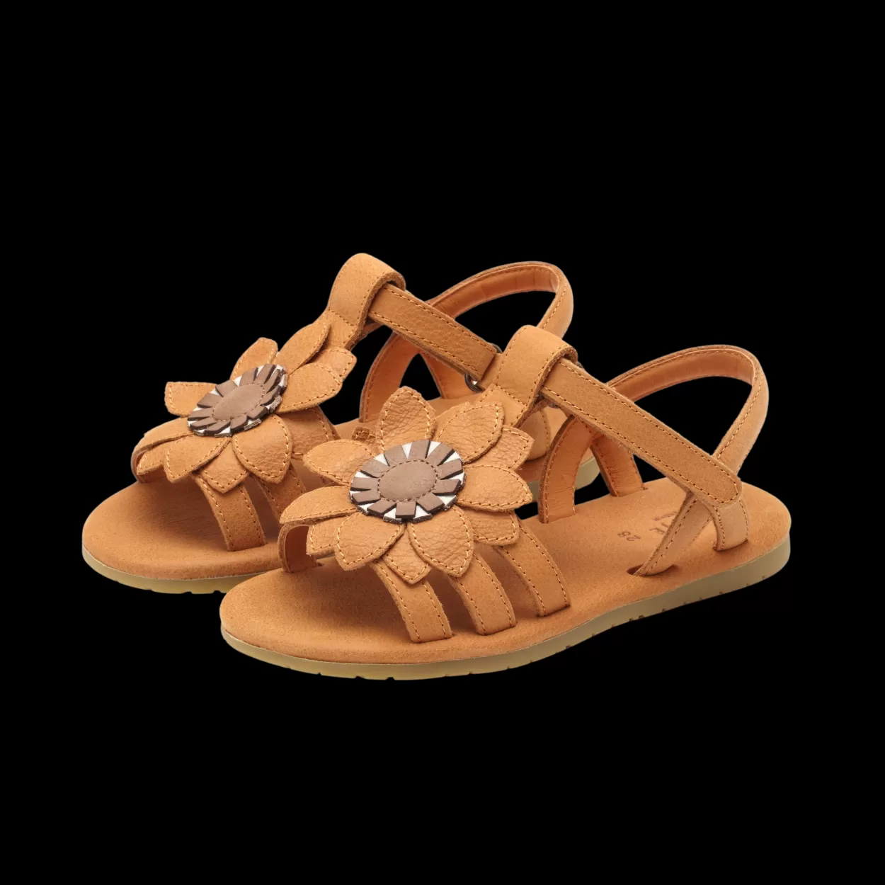 Donsje Amsterdam Iles Fields Sandals | Sunflower | Caramel Leather Caramelleather Sale