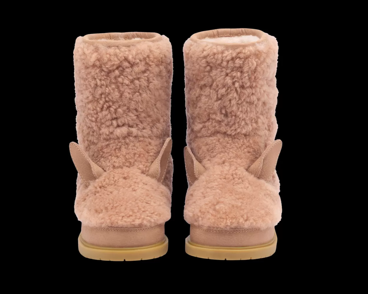 Donsje Amsterdam Irfi Boots | Pink Alpaca | Vintage Pink Sheep Wool Vintagepinksheepwool Outlet