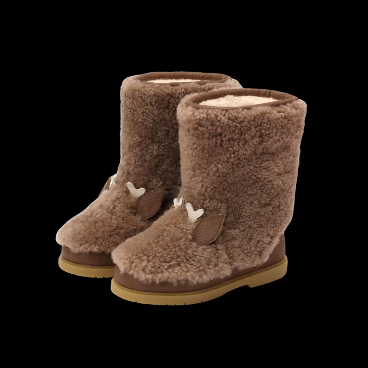Donsje Amsterdam Irfi Boots | Stag | Chestnut Curly Sheep Wool Chestnutcurlysheepwool Fashion