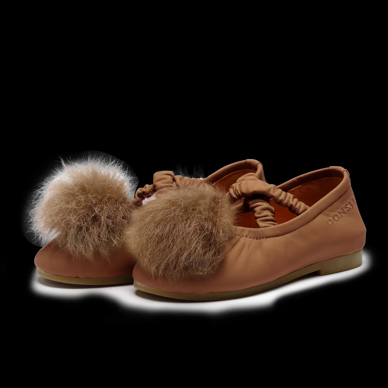 Donsje Amsterdam Izebella Ballerinas | Walnut Sheep Leather Walnutsheepleather Discount