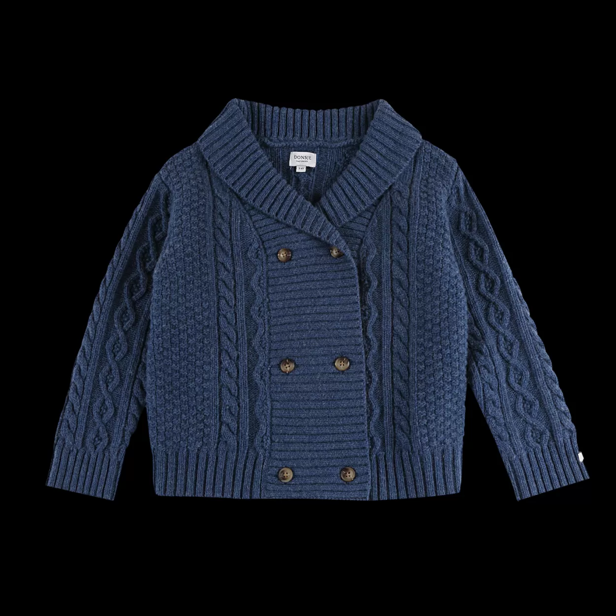 Donsje Amsterdam Jesper Cardigan | Royal Blue Melange Royalbluemelange Discount