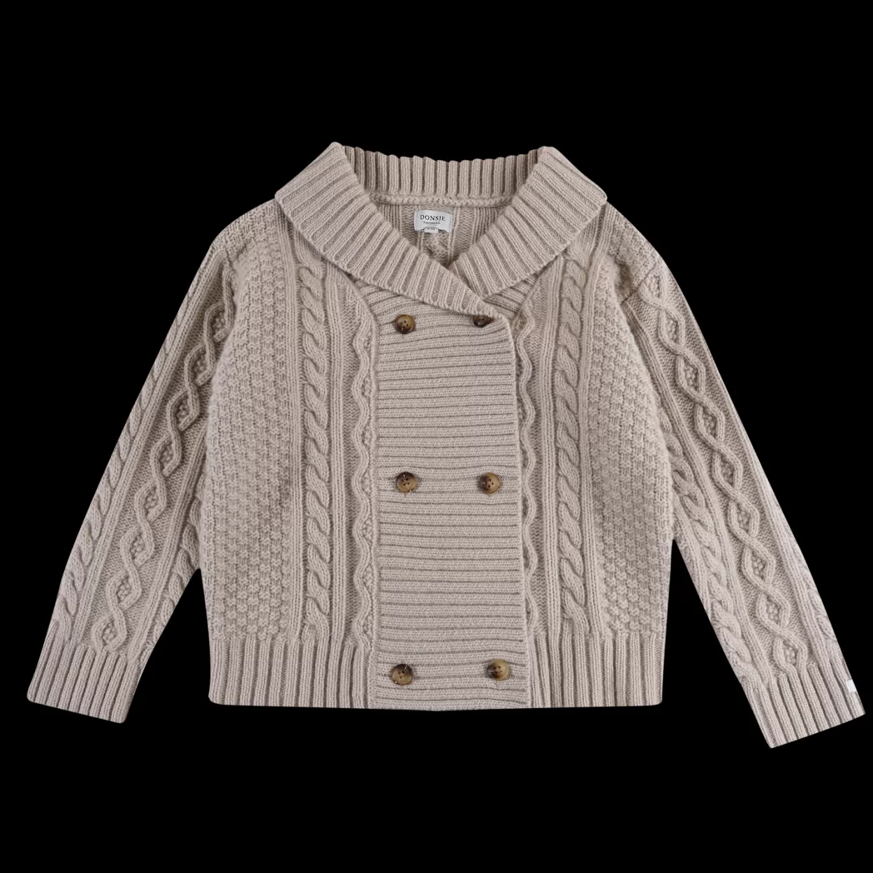 Donsje Amsterdam Jesper Cardigan | Soft Taupe Softtaupe Hot