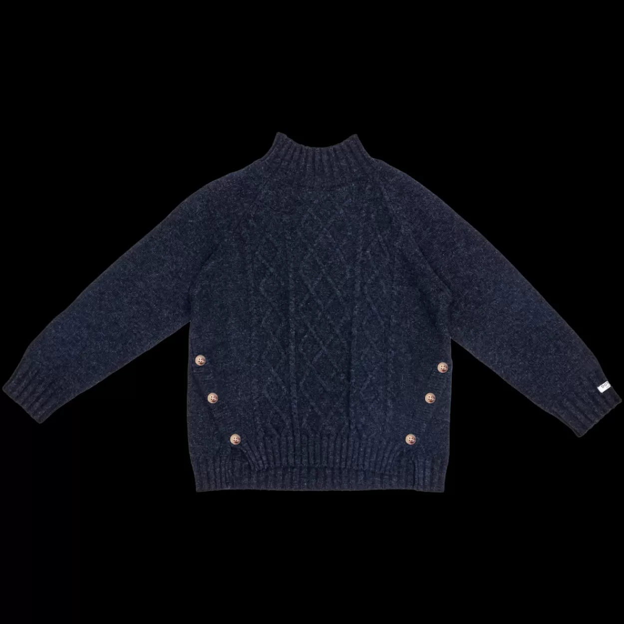 Donsje Amsterdam Jos Merino Wool Sweater | Blue Marine Melange Bluemarinemelange Outlet