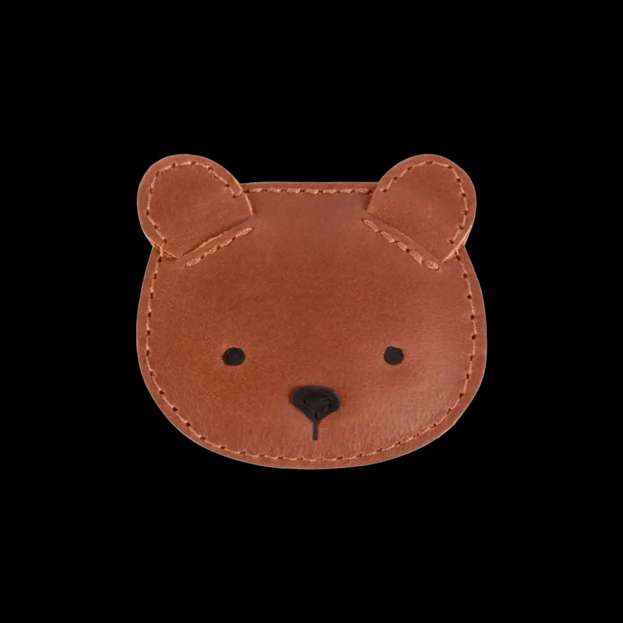 Donsje Amsterdam Josy Classic Hairclip | Bear | Cognac Classic Leather Cognacclassicleather Best