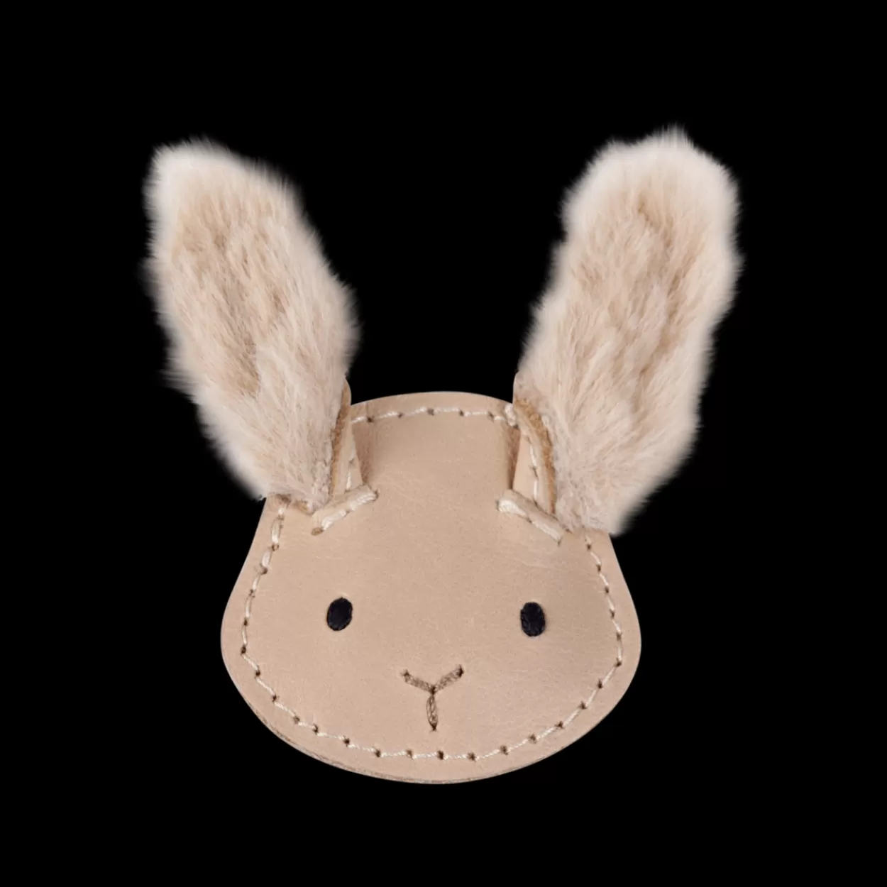 Donsje Amsterdam Josy Exclusive Hairclip | Fluffy Bunny | Light Rust Leather Lightrustleather Best