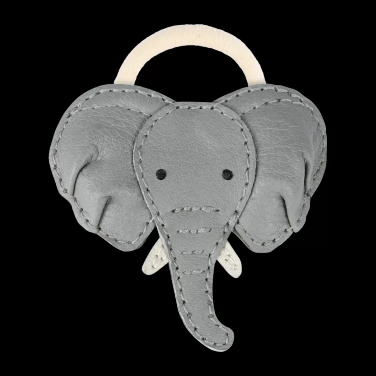 Donsje Amsterdam Josy Special Hair Tie | Elephant | Elephant Grey Leather Elephantgreyleather Cheap