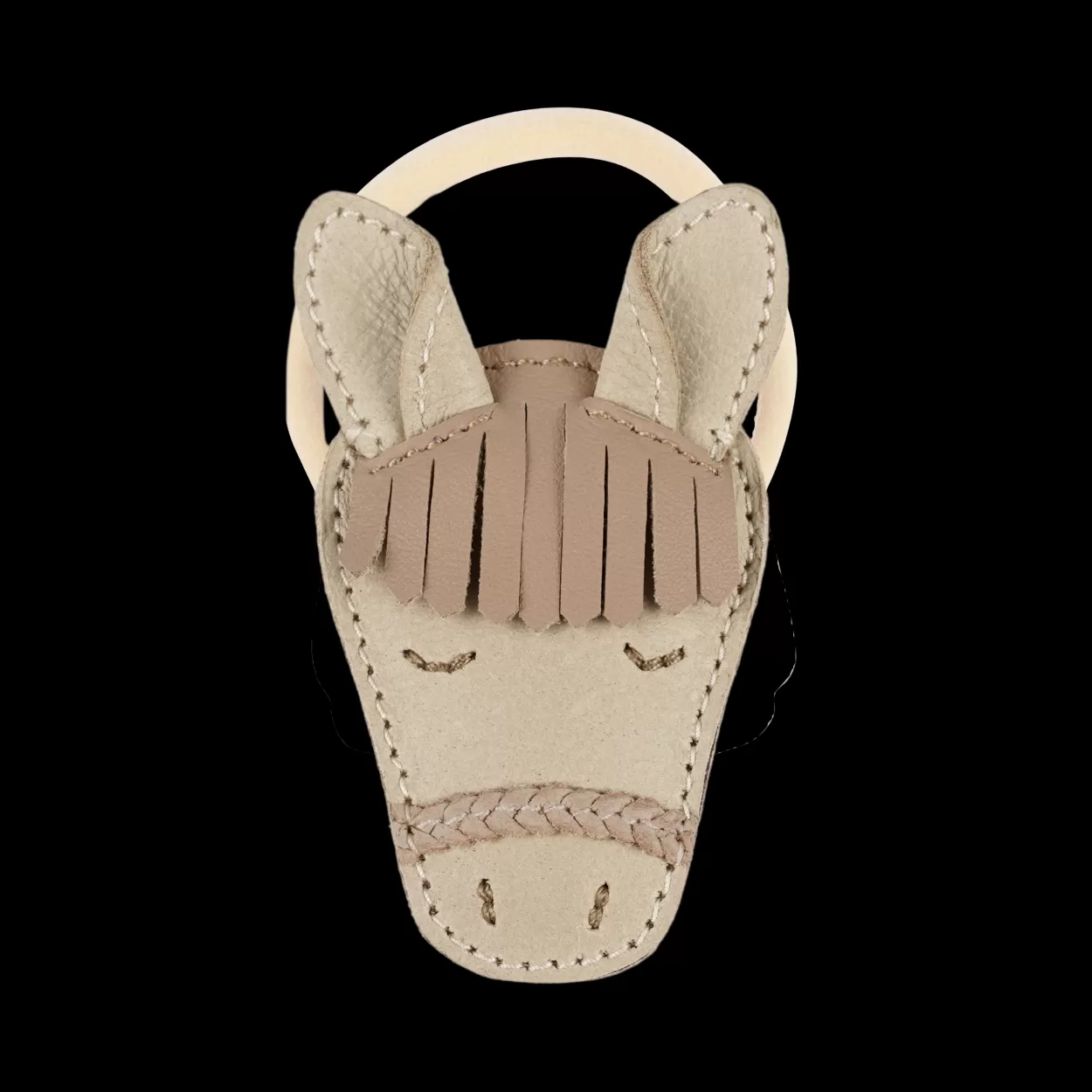 Donsje Amsterdam Josy Special Hair Tie | Horse | Ivory Classic Leather Ivoryclassicleather Online