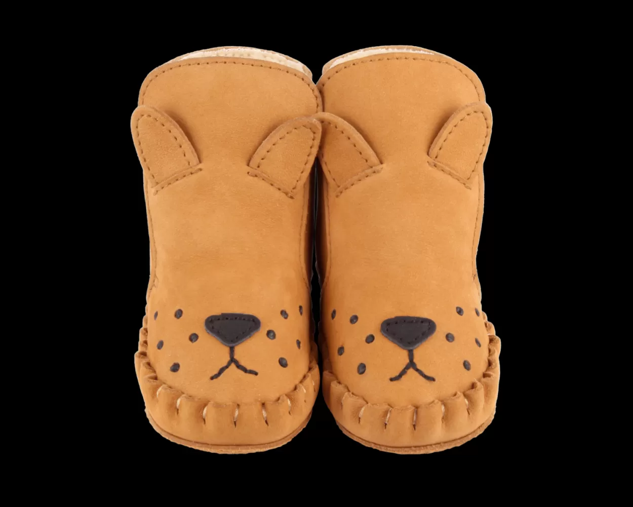 Donsje Amsterdam Kapi Classic Booties | Lion | Caramel Nubuck Caramelnubuck Store