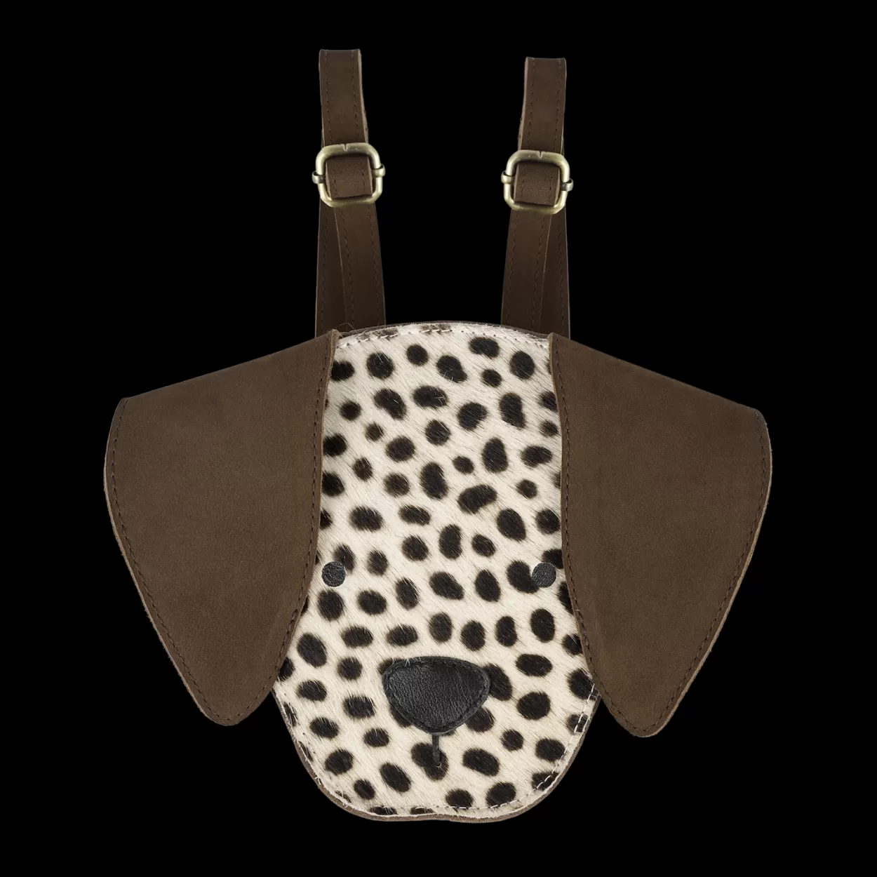 Donsje Amsterdam Kapi Exclusive Backpack | Dalmatian | Black Spotted Cow Hair Blackspottedcowhair Shop