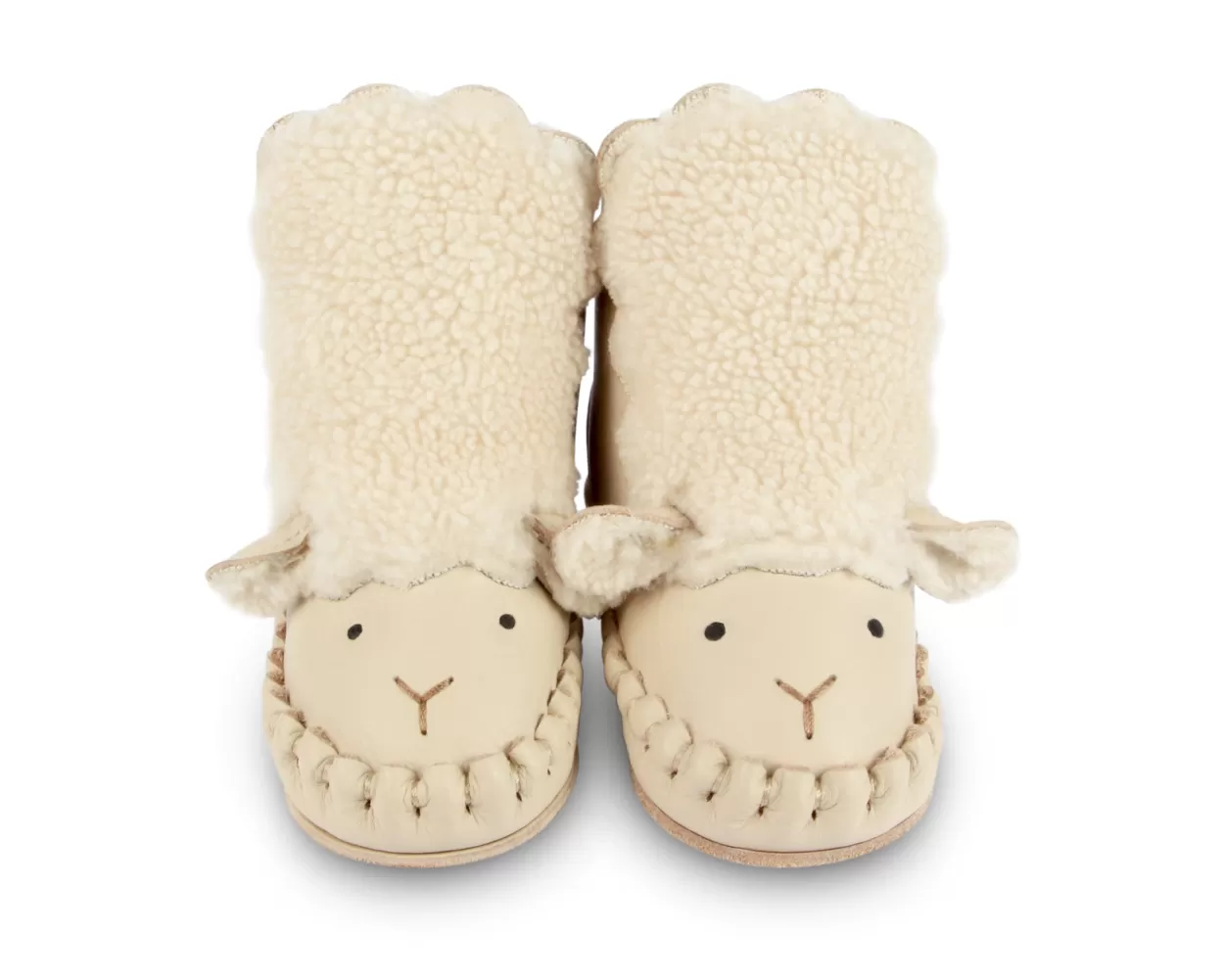 Donsje Amsterdam Kapi Exclusive Booties | Lammy | Cream Leather Creamleather Best