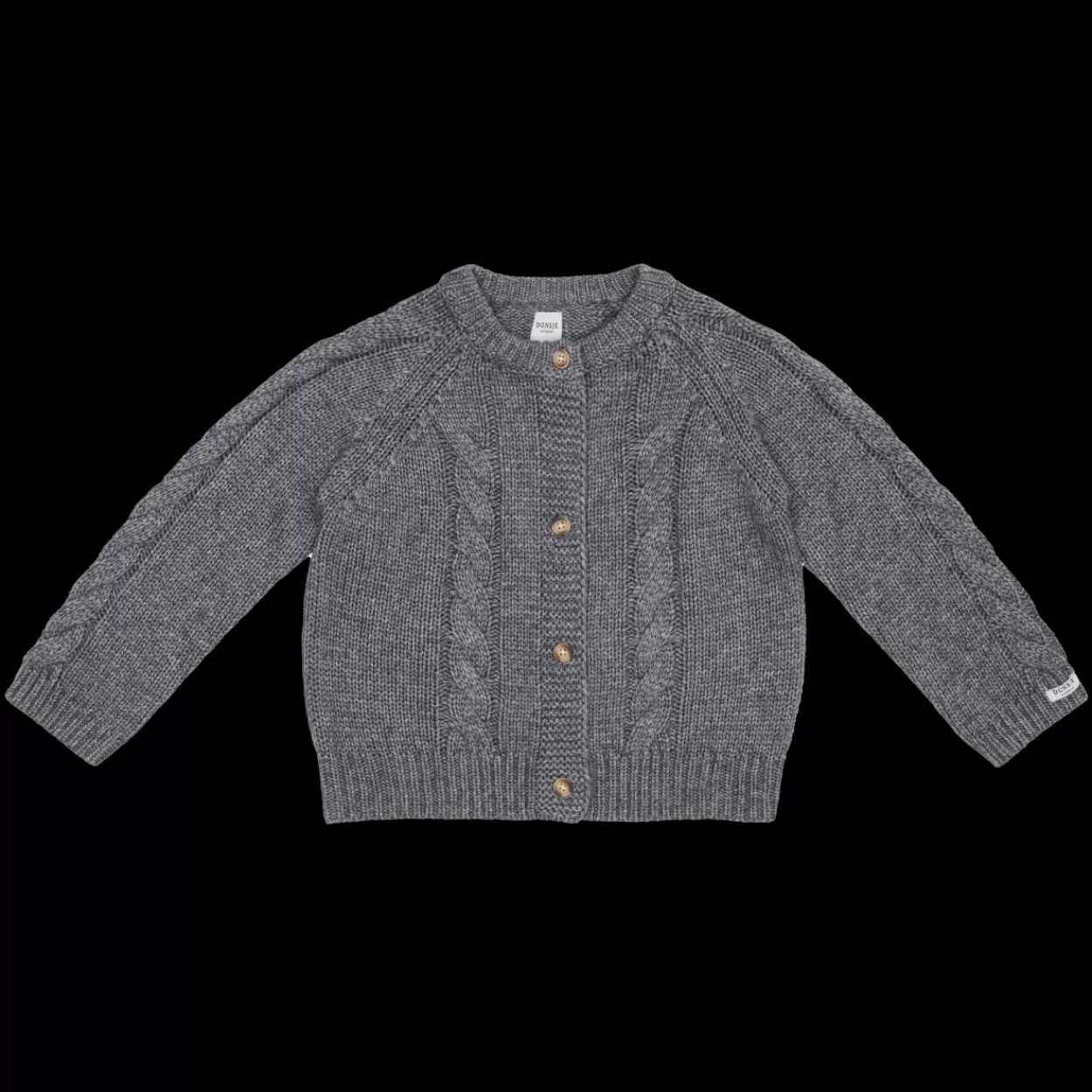 Donsje Amsterdam Luko Cardigan | Iron Grey Melange Irongreymelange Clearance