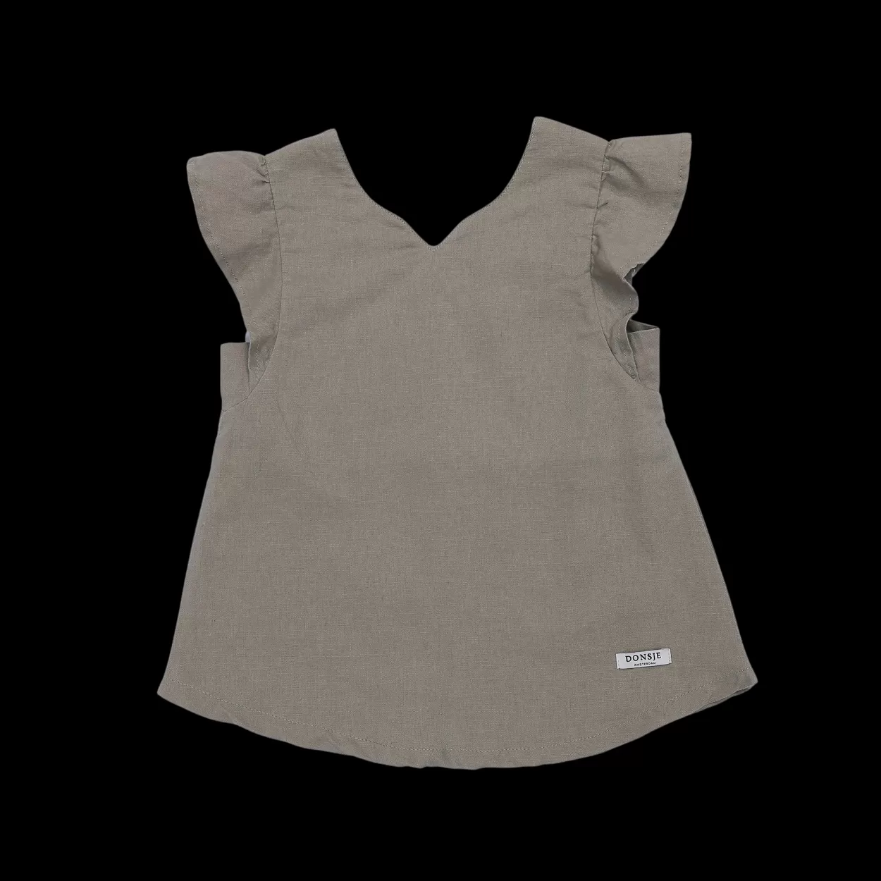 Donsje Amsterdam Luna Blouse | Olive Grey Olivegrey Best