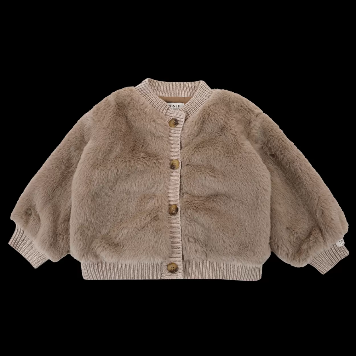 Donsje Amsterdam Manita Cardigan | Taupe Teddy Taupeteddy Cheap