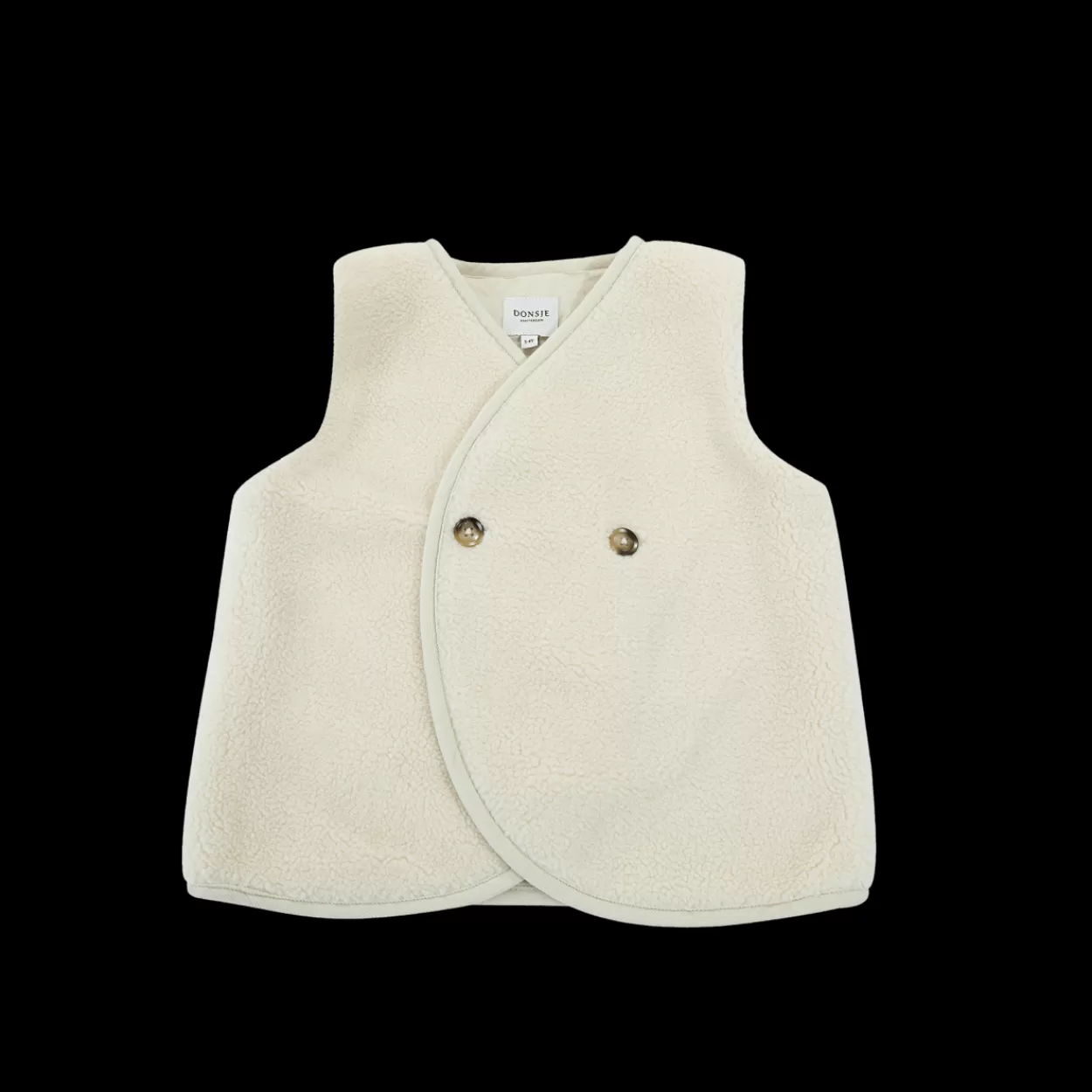 Donsje Amsterdam Monty Gilet | Cream Flash Sale