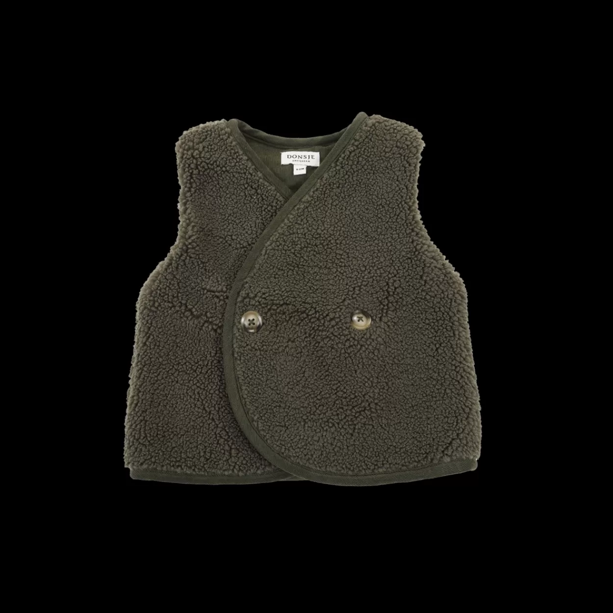 Donsje Amsterdam Monty Gilet | Forest Green Forestgreen Shop