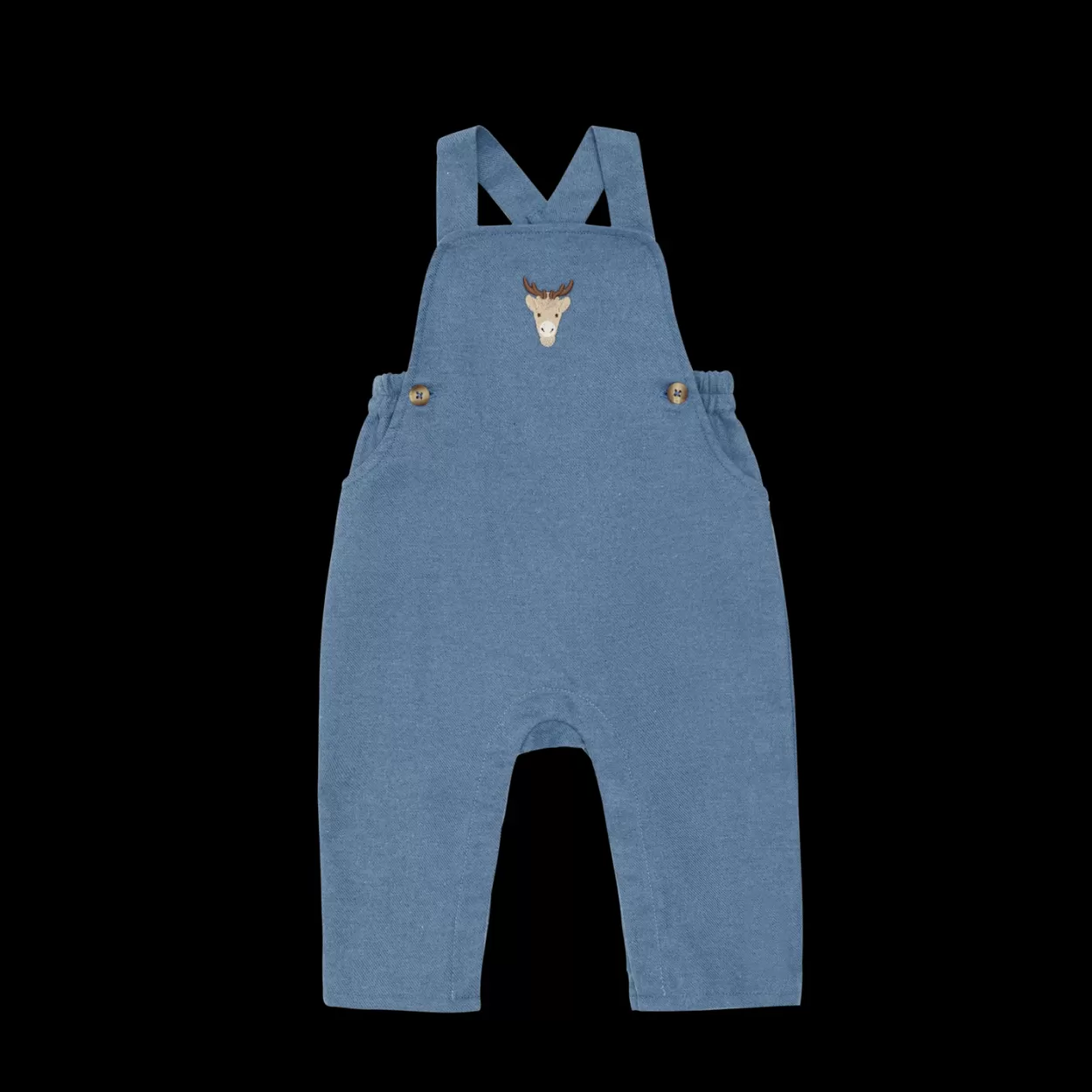 Donsje Amsterdam Mosie Overalls | Reindeer | Vintage Blue Vintageblue New