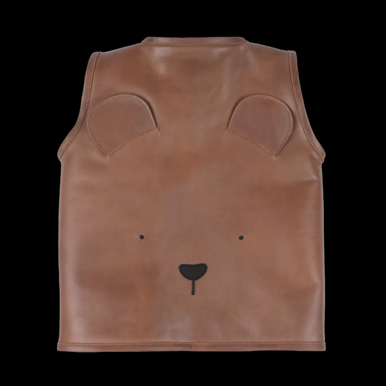 Donsje Amsterdam Noa Gilet | Bear | Cognac Classic Leather Cognacclassicleather Flash Sale