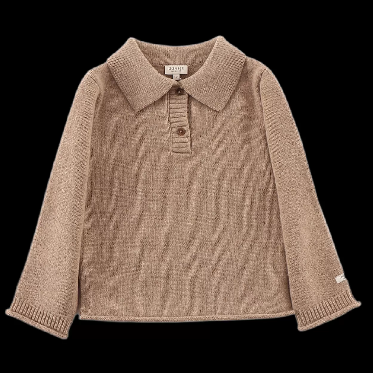 Donsje Amsterdam Ojan Merino Wool Sweater | Milk Chocolate Melange Milkchocolatemelange Clearance