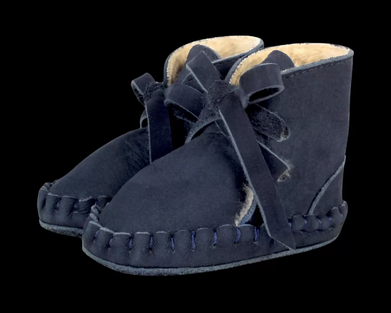 Donsje Amsterdam Pina Classic Booties | Navy Nubuck Navynubuck Sale