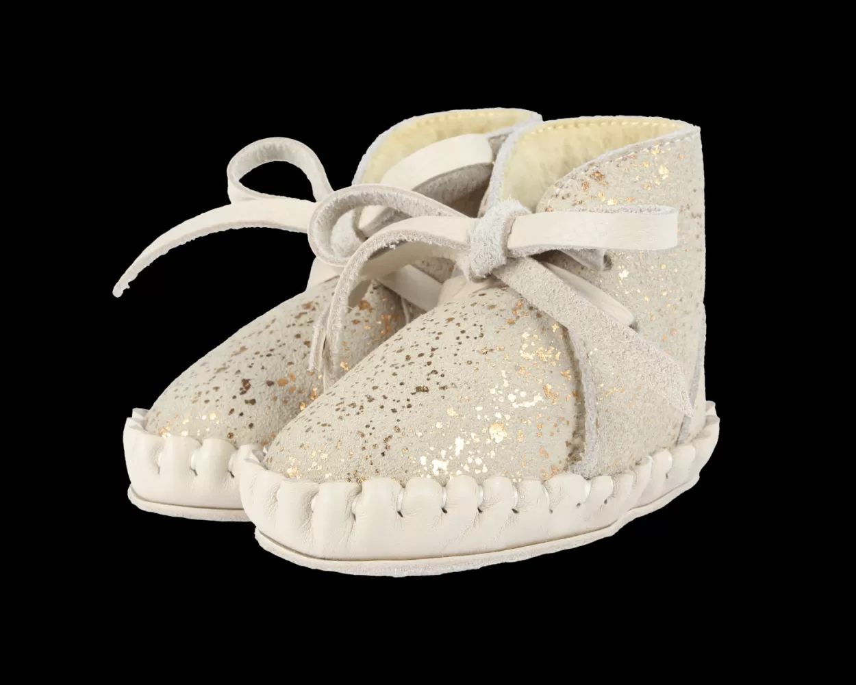 Donsje Amsterdam Pina Exclusive | Cream Metallic Suede Creammetallicsuede Outlet