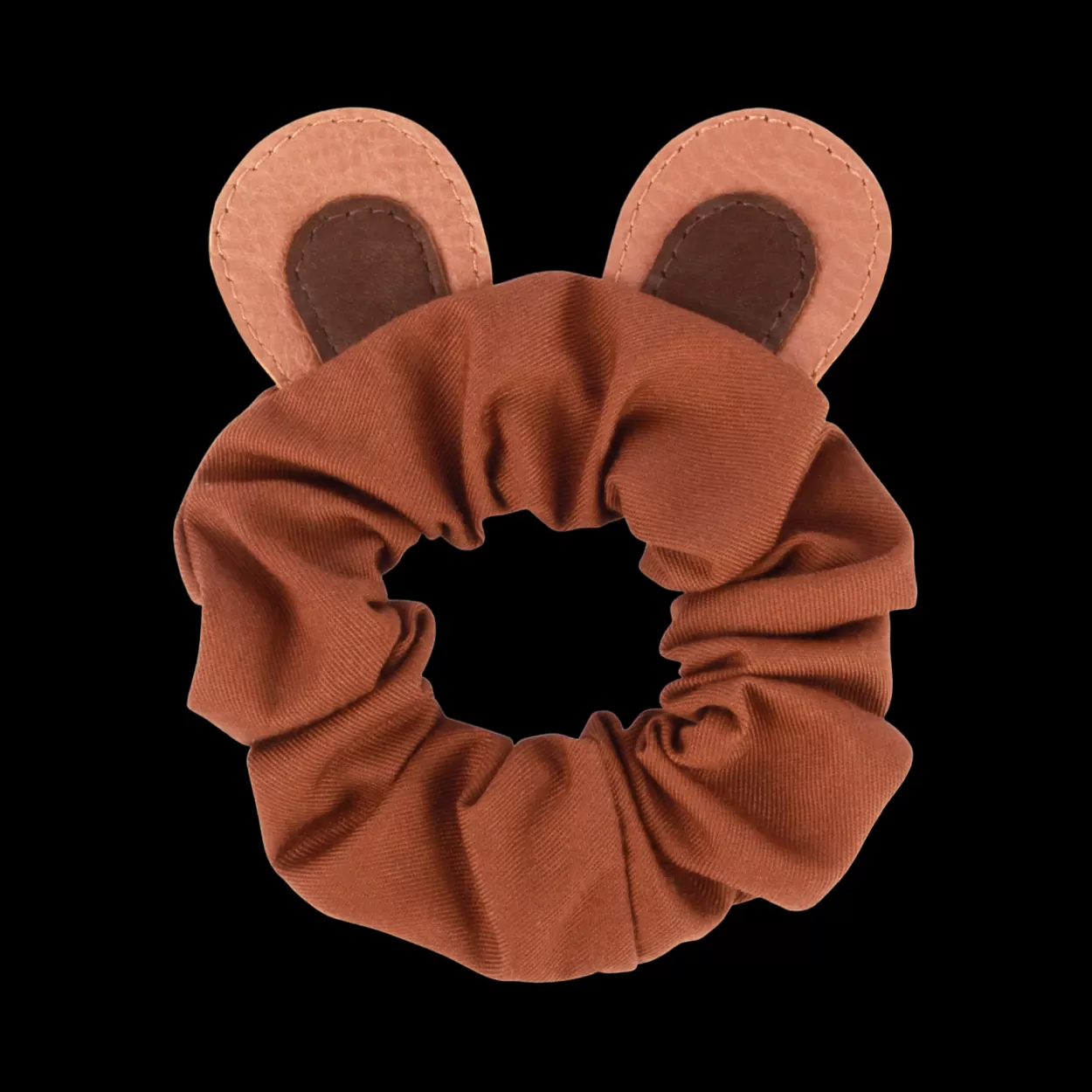 Donsje Amsterdam Polly Hair Scrunchie | Bear | Cognac Classic Leather Cognacclassicleather Cheap