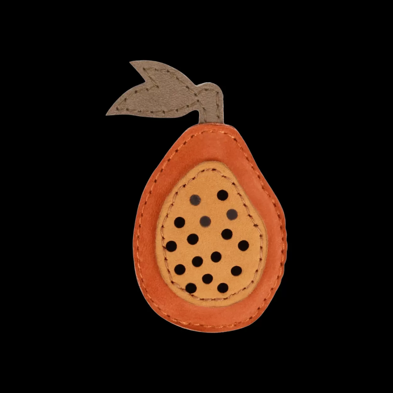 Donsje Amsterdam Qanoe Fruit Hairclip | Papaya | Maple Nubuck Maplenubuck Online