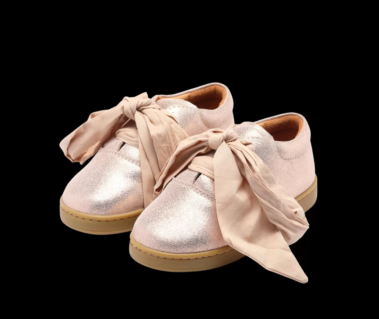 Donsje Amsterdam Qemilia Organza Sneakers | Powder Metallic Leather Powdermetallicleather New