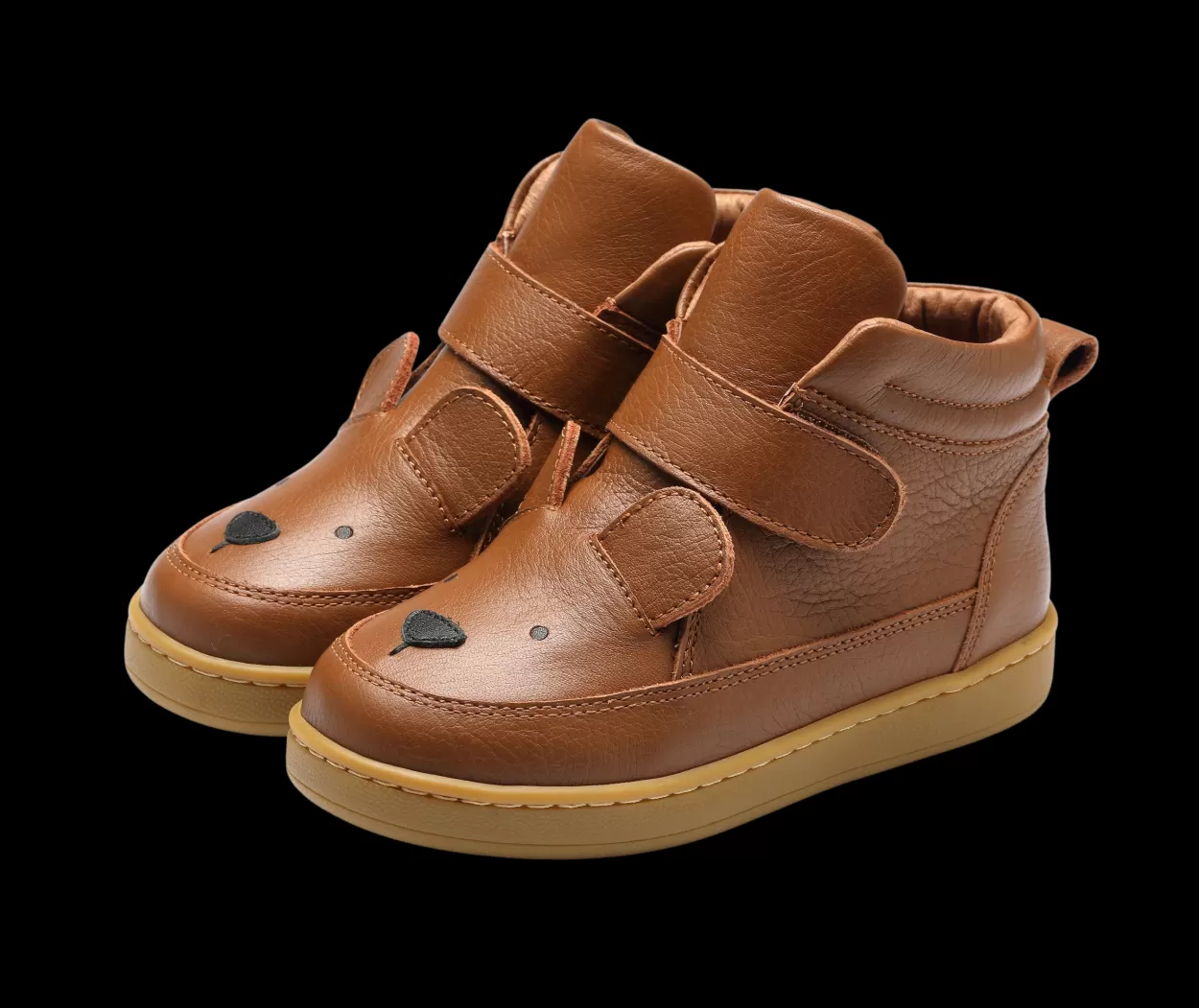 Donsje Amsterdam Qika Sneakers | Bear | Cognac Leather Cognacleather Best Sale