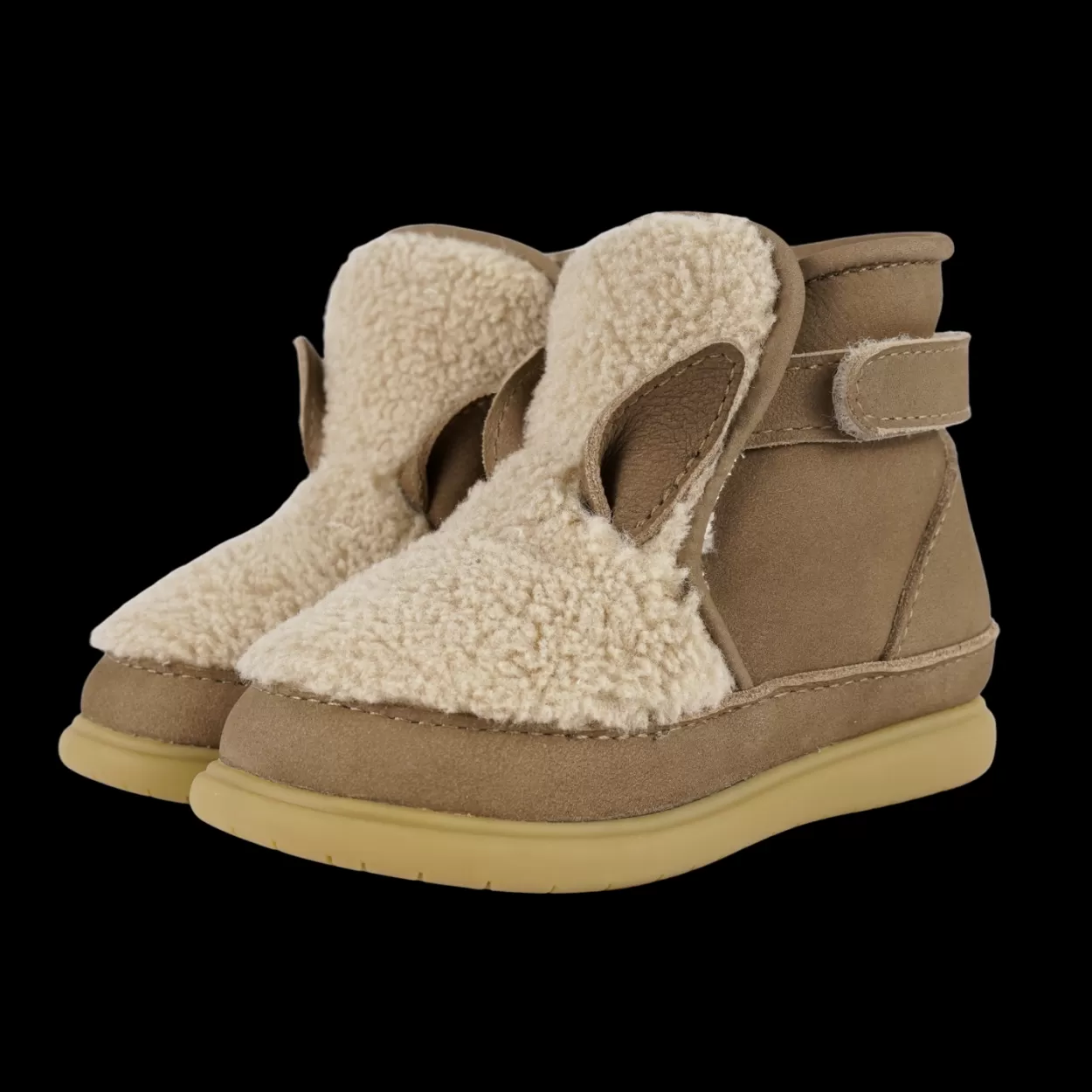 Donsje Amsterdam Roumi Shoes | Alpaca | Beige Curly Faux Fur Beigecurlyfauxfur Clearance