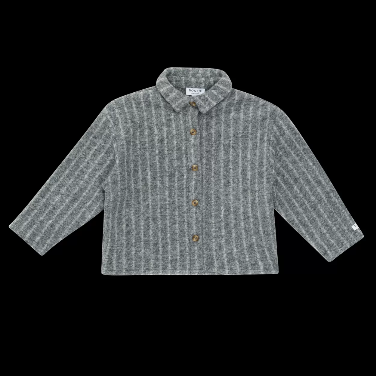 Donsje Amsterdam Temelo Overshirt | Cloudy Grey Melange Cloudygreymelange New