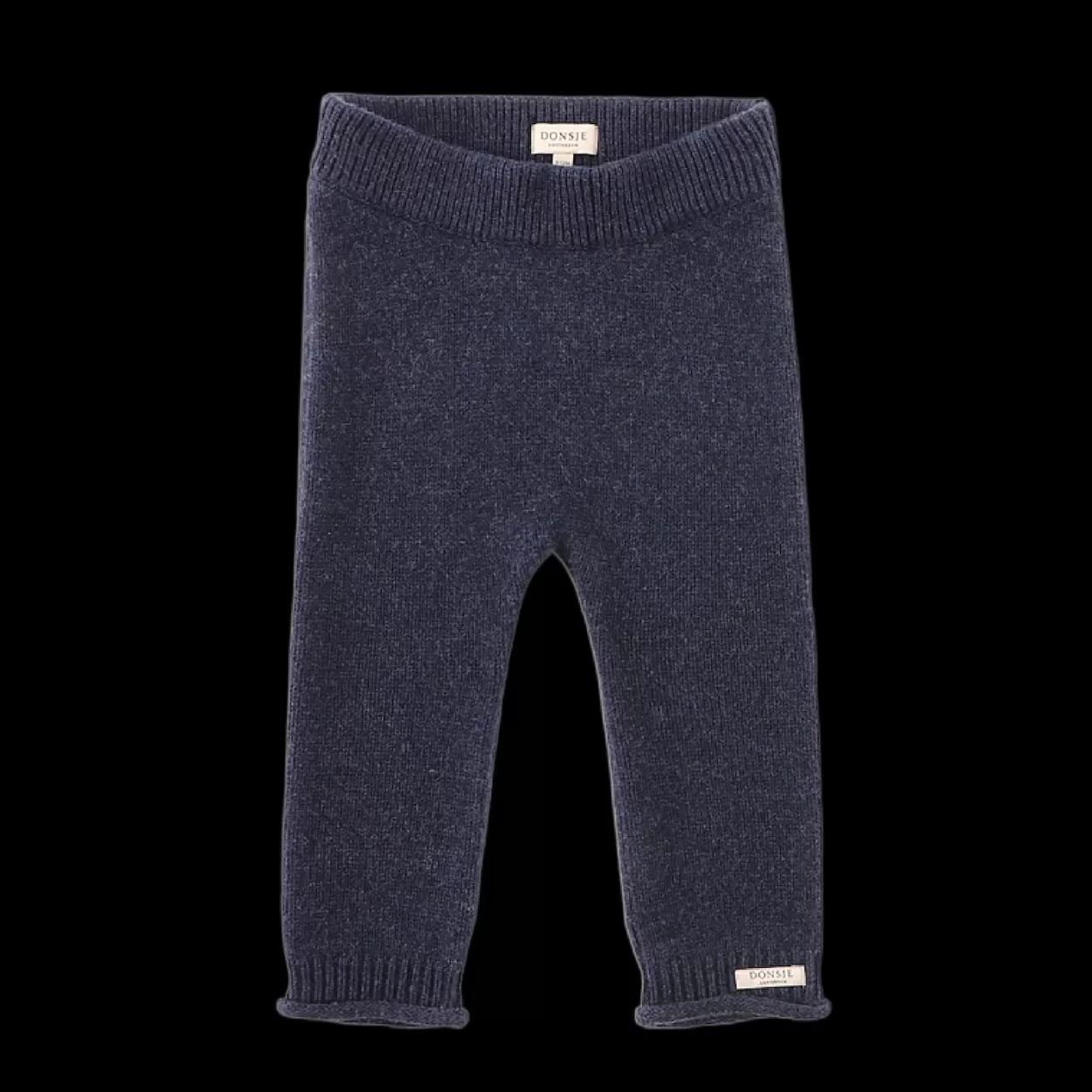 Donsje Amsterdam Trig Merino Wool Trousers | Blue Marine Melange Bluemarinemelange New