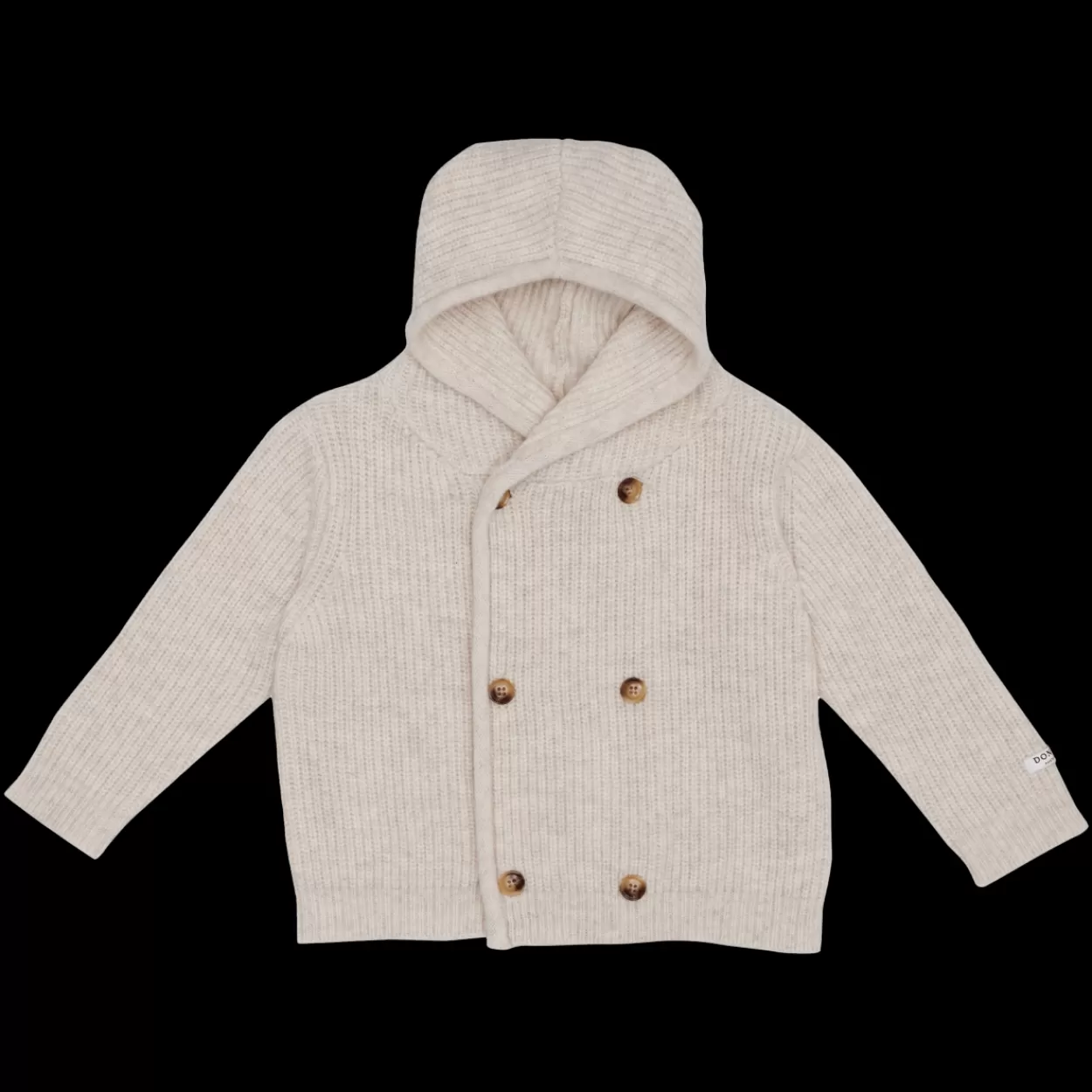 Donsje Amsterdam Tristan Merino Wool Cardigan | White Sand Melange Whitesandmelange Online