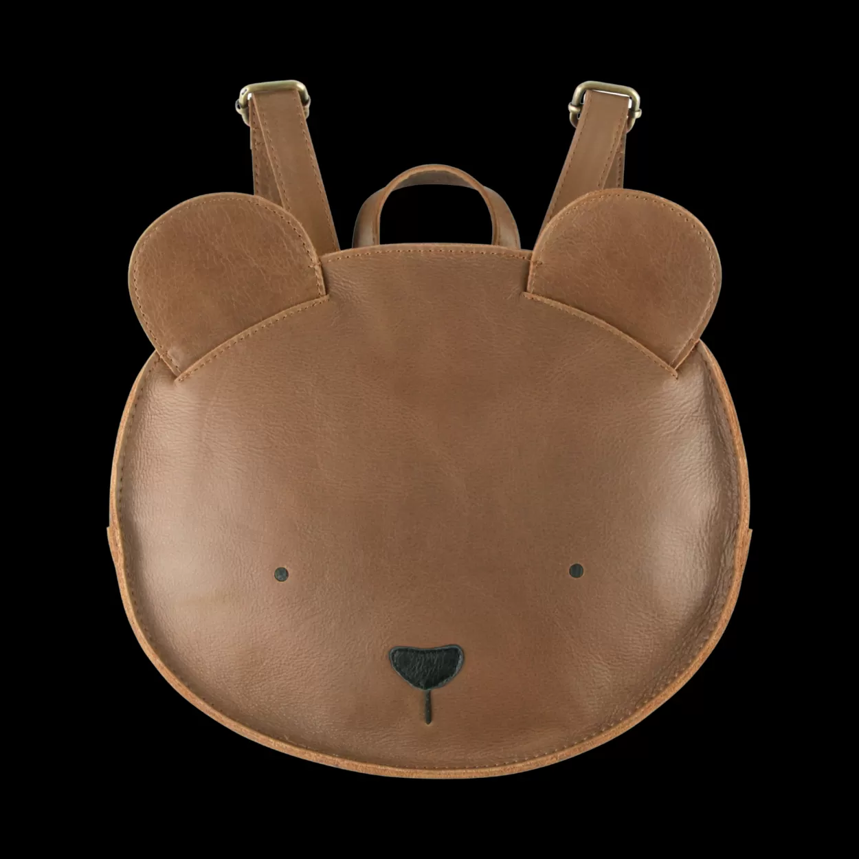 Donsje Amsterdam Umi Schoolbag | Bear | Cognac Classic Leather Cognacclassicleather Clearance